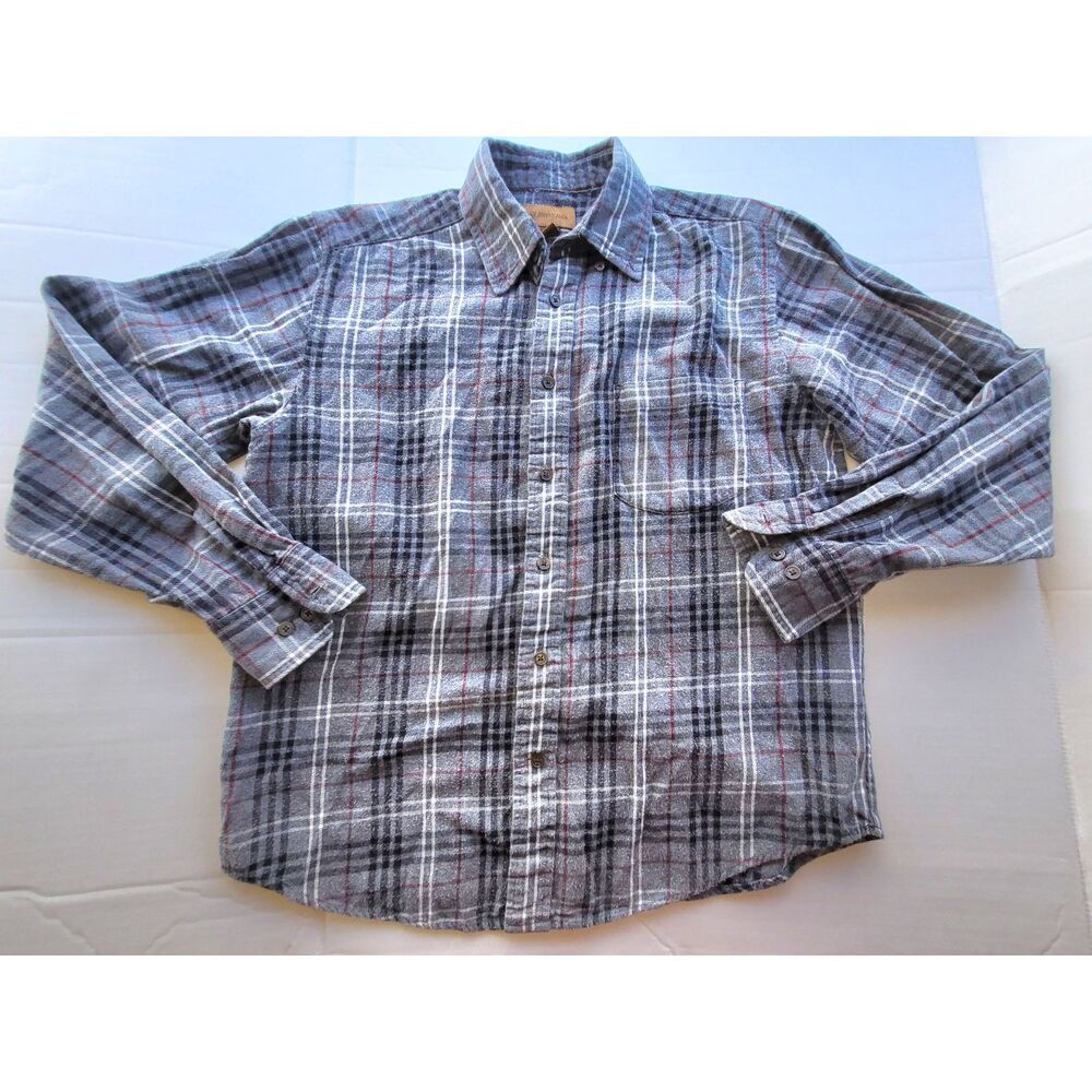 Men's St, John's Bay button down flannel Cotton size Medium
